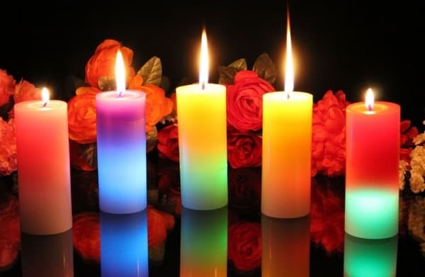 Набор цветных свечей